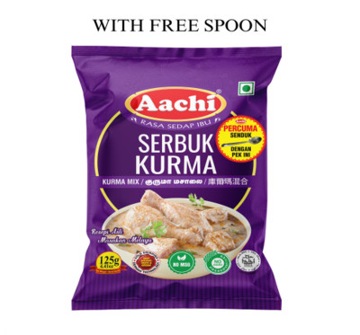 AACHI KURMA MIX POWDER 125GM (1X80)